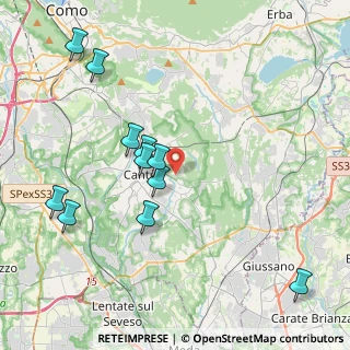 Mappa Via cascina canova, 22063 Cantù CO, Italia (4.25545)