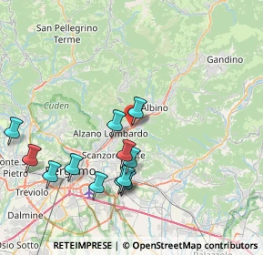 Mappa Strada Provinciale ex SS, 24027 Nembro BG, Italia (8.11167)