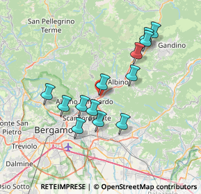 Mappa Strada Provinciale ex SS, 24027 Nembro BG, Italia (6.65231)