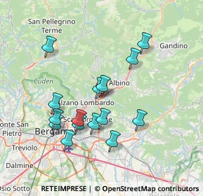 Mappa Strada Provinciale ex SS, 24027 Nembro BG, Italia (6.872)