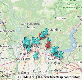 Mappa Strada Provinciale ex SS, 24027 Nembro BG, Italia (11.62375)