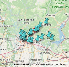 Mappa Strada Provinciale ex SS, 24027 Nembro BG, Italia (9.54105)