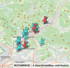 Mappa Strada Provinciale ex SS, 24027 Nembro BG, Italia (2.94688)