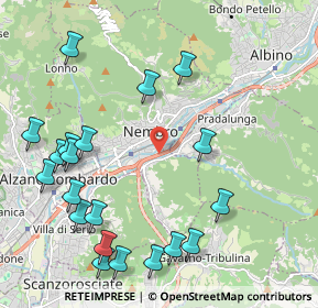 Mappa Strada Provinciale ex SS, 24027 Nembro BG, Italia (2.544)