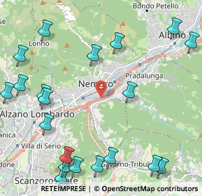 Mappa SP ex SS, 24027 Nembro BG, Italia (2.929)