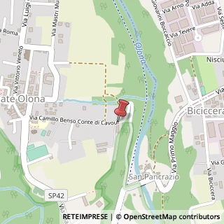 Mappa Via Cavour,  37, 21049 Gornate-Olona, Varese (Lombardia)