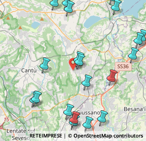 Mappa Via Don Maurizio Mariani, 22040 Brenna CO, Italia (5.3905)