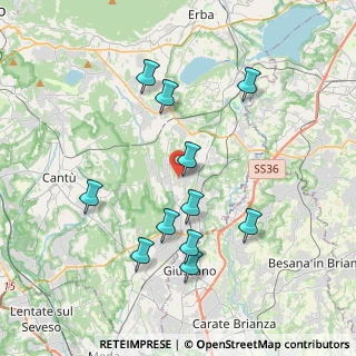 Mappa Via Giuseppe Garibaldi, 22044 Inverigo CO, Italia (3.77727)