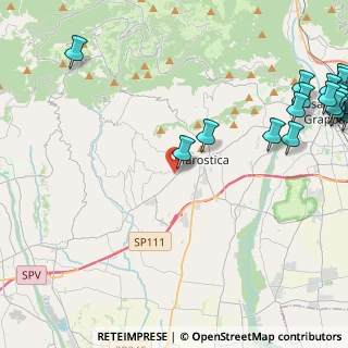 Mappa Via Tiziano Vecellio, 36063 Marostica VI, Italia (6.9215)