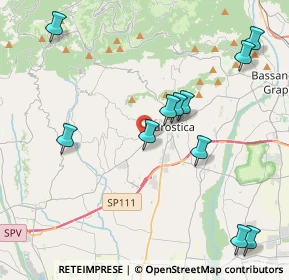 Mappa Via Tiziano Vecellio, 36063 Marostica VI, Italia (4.52273)