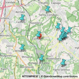 Mappa Via Lavandee, 22060 Cucciago CO, Italia (2.53133)