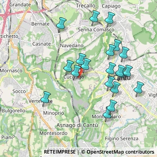Mappa Via Lavandee, 22060 Cucciago CO, Italia (2.036)