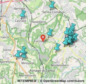 Mappa Via Lavandee, 22060 Cucciago CO, Italia (2.2765)