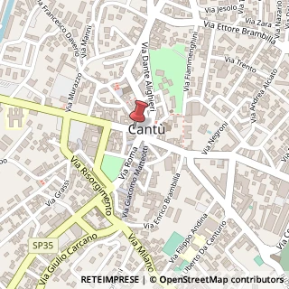 Mappa Piazza Giuseppe Garibaldi Angolo, Via Alessandro Manzoni, 22063 Cant? CO, Italia, 22063 Cantù, Como (Lombardia)