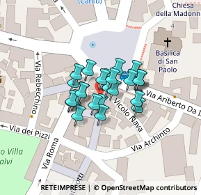 Mappa Piazza Garibaldi, 22063 Cantù CO, Italia (0)
