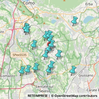 Mappa Vicolo Nava, 22063 Cantù CO, Italia (3.60056)