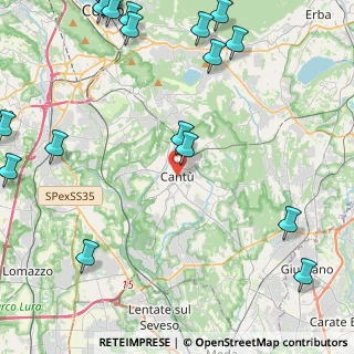 Mappa Vicolo Giulio Carcano, 22063 Cantù CO, Italia (6.722)