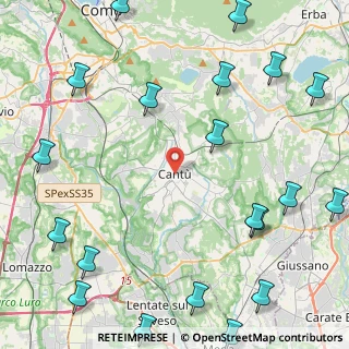 Mappa Vicolo Giulio Carcano, 22063 Cantù CO, Italia (6.5095)