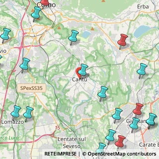 Mappa Vicolo Nava, 22063 Cantù CO, Italia (7.0175)