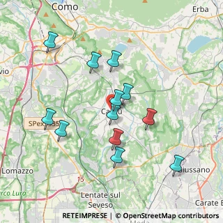 Mappa Vicolo Giulio Carcano, 22063 Cantù CO, Italia (3.535)