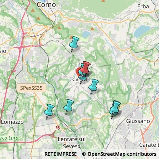 Mappa Vicolo Nava, 22063 Cantù CO, Italia (2.96636)