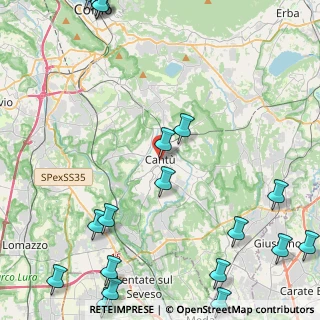 Mappa Vicolo Nava, 22063 Cantù CO, Italia (6.876)