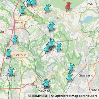 Mappa Piazza Garibaldi, 22063 Cantù CO, Italia (5.519)