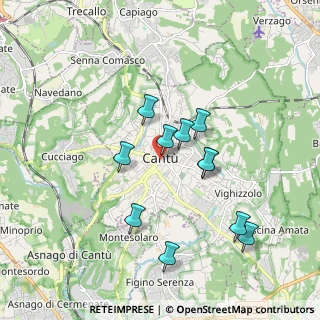 Mappa Vicolo Giulio Carcano, 22063 Cantù CO, Italia (1.62909)