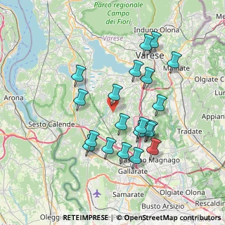 Mappa 21020 Mornago VA, Italia (6.9825)