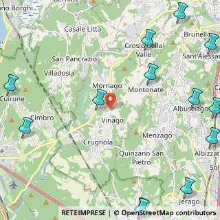 Mappa 21020 Mornago VA, Italia (3.51538)