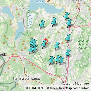 Mappa 21020 Mornago VA, Italia (3.68556)