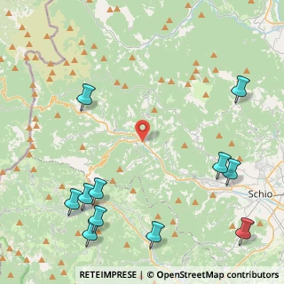 Mappa Via Monsignor Pietro Bicego, 36030 Valli del Pasubio VI, Italia (6.01636)