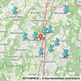 Mappa 21040 Albizzate VA, Italia (2.09)