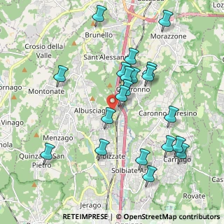 Mappa 21040 Albizzate VA, Italia (2.042)