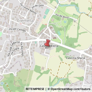 Mappa Via Nazario Sauro, 5, 23894 Cremella, Lecco (Lombardia)
