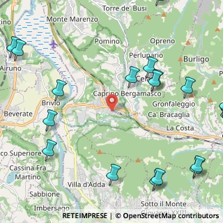 Mappa Via Sombrini, 24034 Cisano Bergamasco BG, Italia (3.255)