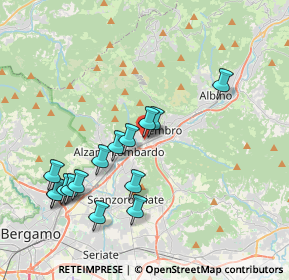 Mappa Via Rotone, 24027 Nembro BG, Italia (3.96333)