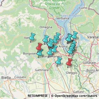 Mappa Via Pul Stretta, 28024 Gozzano NO, Italia (10.2385)