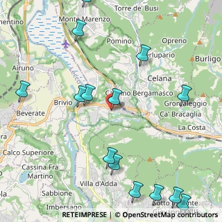 Mappa Via Giuseppe Verdi, 24034 Cisano Bergamasco BG, Italia (2.81071)
