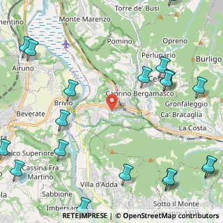 Mappa Via Giuseppe Verdi, 24034 Cisano Bergamasco BG, Italia (3.381)