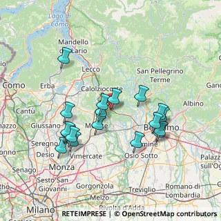 Mappa Via Giuseppe Verdi, 24034 Cisano Bergamasco BG, Italia (13.85889)