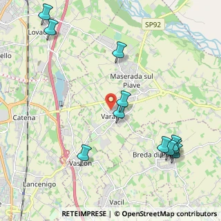 Mappa Vicolo Don Pastega, 31052 Maserada sul Piave TV, Italia (2.51364)