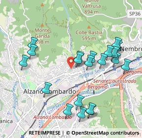 Mappa Via Giacomo Puccini, 24022 Alzano Lombardo BG, Italia (1.0385)