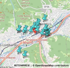 Mappa Via Gennaro Sora, 24027 Nembro BG, Italia (0.622)