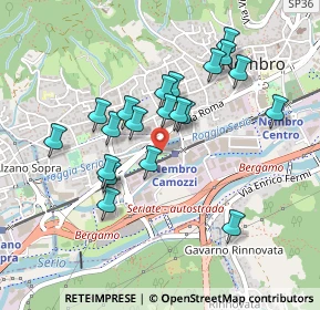 Mappa Via Gennaro Sora, 24027 Nembro BG, Italia (0.41)