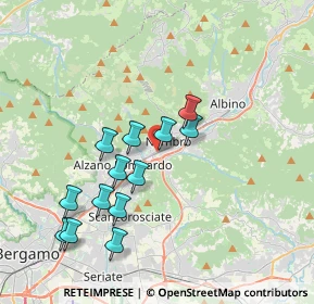 Mappa Via Gennaro Sora, 24027 Nembro BG, Italia (3.57538)