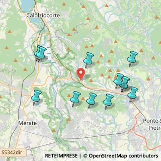 Mappa Str. Privata Residenza al Bosco, 24030 Caprino Bergamasco BG, Italia (4.27583)
