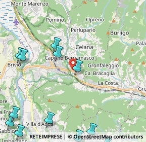 Mappa Strada Privata Residenza al Bosco, 24030 Caprino Bergamasco BG, Italia (3.23615)