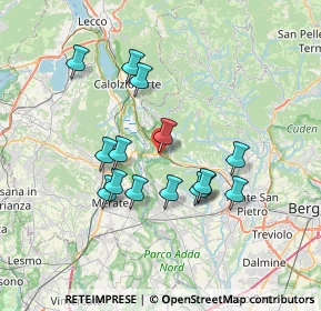 Mappa Via Alessandro Volta, 24034 Cisano Bergamasco BG, Italia (6.334)