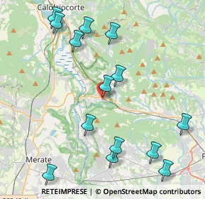 Mappa Via Alessandro Volta, 24034 Cisano Bergamasco BG, Italia (4.84143)